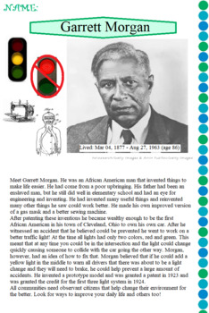 Preview of Black History : Inventor Garrett Morgan