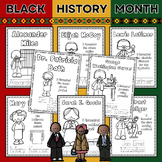 Black History Inventors Color and Trace Cards | Black Hist