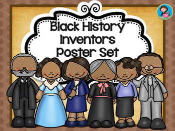 Preview of Black History Inventors Posters Set