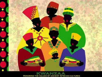 Preview of Black History Kwanzaa Whole Lesson, Questions, Discussion Points, Activities