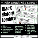 Black History Leaders Reading Comprehension/Three Weeks of
