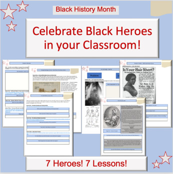 Preview of Black History Lesson Plan | Black History Month | Bundle | Heroes
