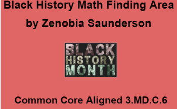 Preview of Black History Math Area
