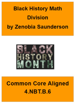 Preview of Black History Math I Spy Division