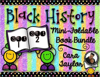 Preview of Black History Mini-Foldable Book Bundle~ Sets 1 & 2
