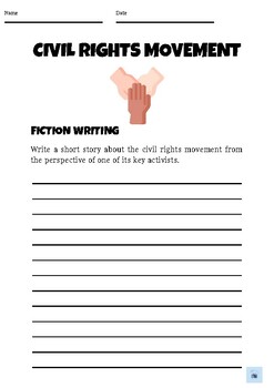 Black History Month | 10 Writing Prompts | Worksheets | Printables