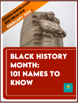 Preview of Black History Month: 101 Names to Know!