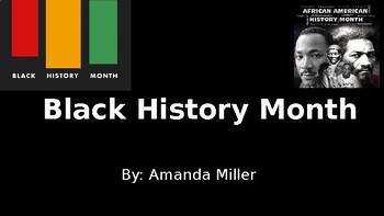 Preview of Black History Month