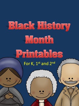 Black History Month Printables for K, 1 and 2 by Autism Classroom
