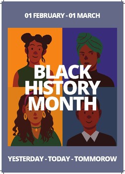Preview of Black History Month 2023- Diversity and Inclusion Worksheets for Kids & Teens