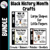 Black History Month Craft Bundle * Banner, Crowns and Mobile