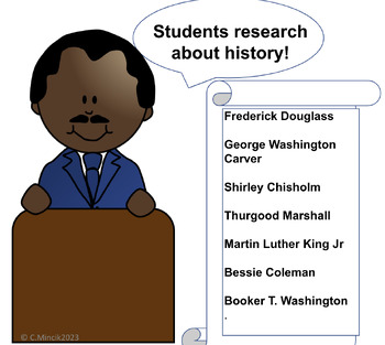 Preview of Black History Month 3rd-5th WebQuest