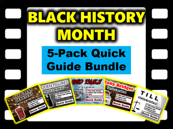 Preview of Black History Month - 5-Pack Bundle - 5 Quick Guides with Answer Keys