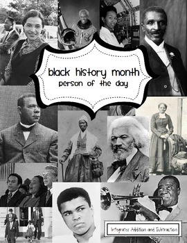 Preview of Black History Month: A Person a Day for the Primary Grades
