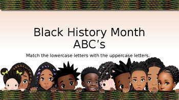 Preview of Black History Month ABC's