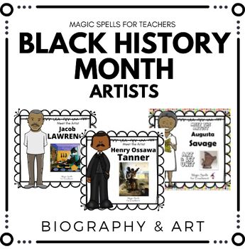 Preview of Black History Month Activities - African American Artists Units - Black History