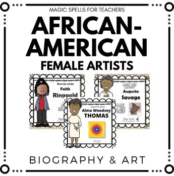 Preview of Black History Month Activities - African American Female Artists Units