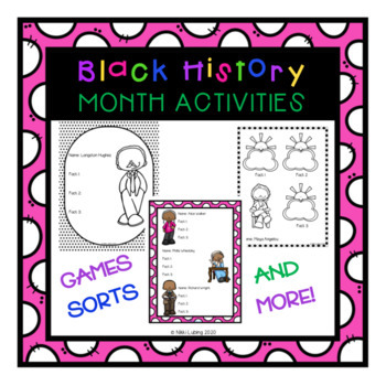 Preview of Black History Month Activities - Authors