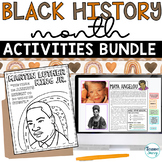 Black History Month Activities BUNDLE Reading Pages Bullet