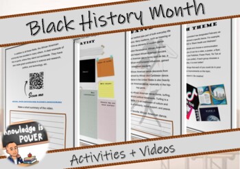 Preview of Black History Month | Activities + Biographies + Theme of the Year | Kids