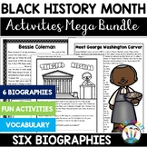 Black History Month Activities Bundle #1 Reading Passages 