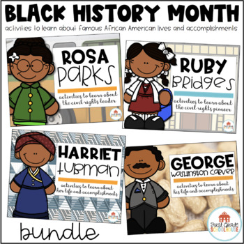 black history month activities bundle by first grade schoolhouse