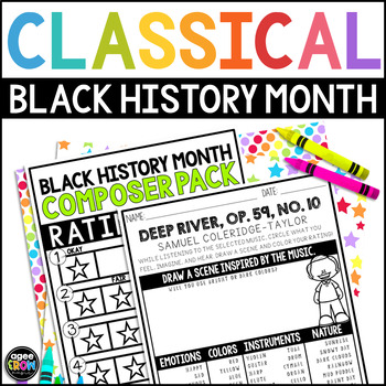 Preview of Black History Month Listening Activities | Classical Music ★
