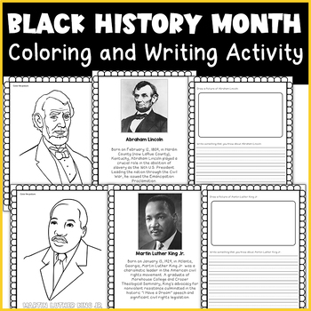 Black History Month Activities: Coloring Pages, Reading and Writing ...