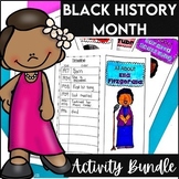 Black History Month Activities Foldables and Webquest