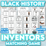 Black History Month Activities Inventors Matching Game