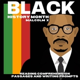Black History Month Activities: Malcolm X Day Reading Comp