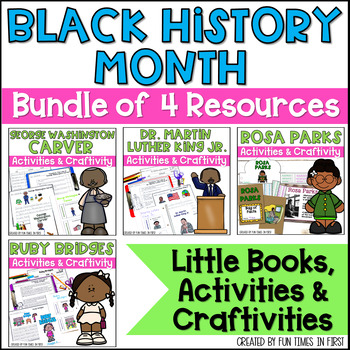 Preview of Black History Month Activities - No Prep Research Activities and Crown Crafts