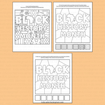 Black History Month Activities Pop Art Coloring Projects Math Craft 