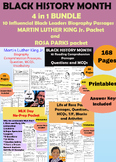 Black History Month Activities Reading Comprehension Passa