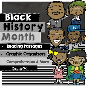 Preview of Black History Month Activities: Reading Passages and Writing 