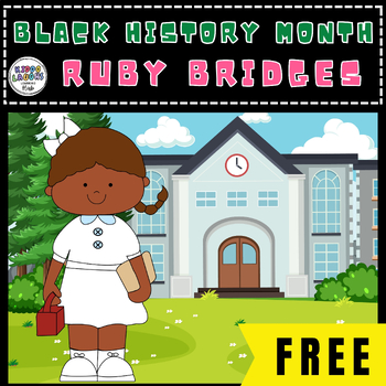 Preview of Black History Month Activities,Ruby Bridges,Coloring Pages, Timeline,Word Search
