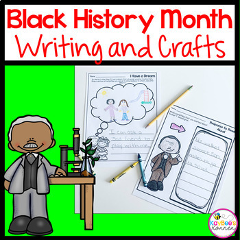 Preview of Black History Month Activities for Kindergarten and First Grade