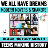 Black History Month Activity Biography Research - Teens Ma