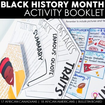 Preview of Black History Month  | Activity Booklet | Interactive Bulletin Board