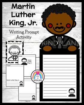 Black History Month Activity with Martin Luther King Jr Writing Prompts ...