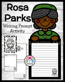 Black History Month Activity with Rosa Parks Writing Promp