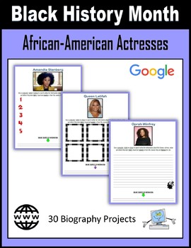 Preview of Black History Month - African-American Actresses