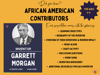 Preview of Black History Month- African American Contributors- Presentation Slides-Inventor