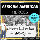 Black History Month- African American Heroes Activity (Res