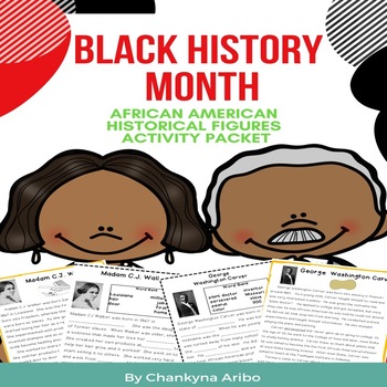 Preview of Black History Month:  Historical Figures Close Reading Passages Activity Pack