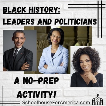 Preview of Black History Month: African American Leaders and Politicians