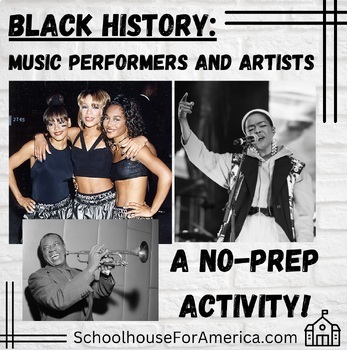 Preview of Black History Month: African American Music Performers/Artists