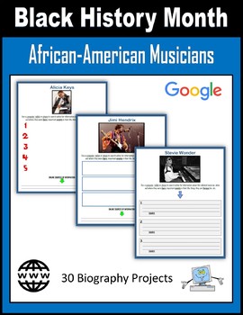 Preview of Black History Month - African-American Musicians