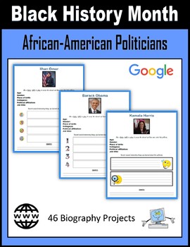 Preview of Black History Month - African-American Politicians