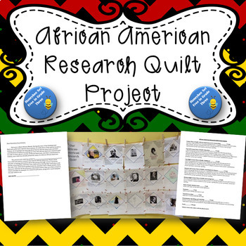 Preview of Black History Month African American Quilt Research Project